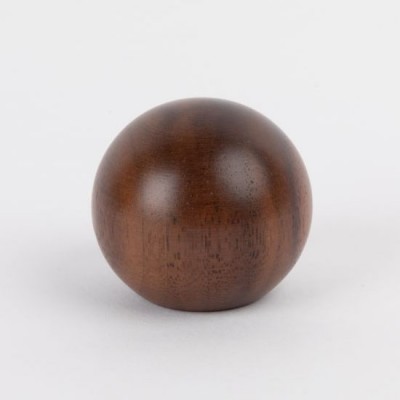 Knob style B 44mm walnut lacquered wooden knob